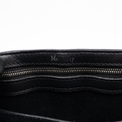 Small New Bayswater Studded Black Leather
