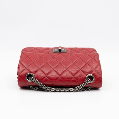 2.55 Reissue Mini Double Flap Red Leather