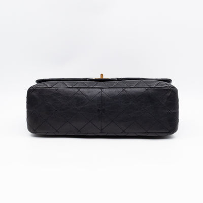 2.55 Reissue 227 Double Flap Bag Black Leather