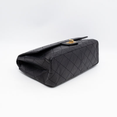 2.55 Reissue 227 Double Flap Bag Black Leather
