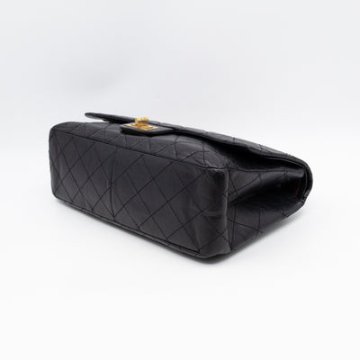 2.55 Reissue 227 Double Flap Bag Black Leather