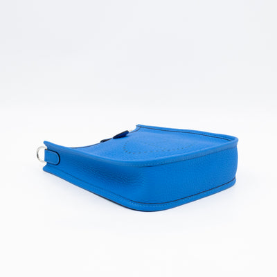 Evelyne 16 Mini Bleu Hydra Leather