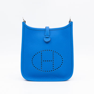 Evelyne 16 Mini Bleu Hydra Leather