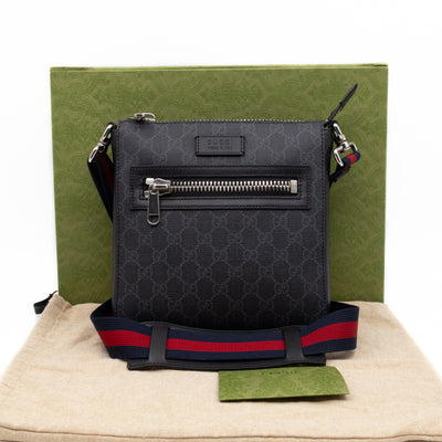 Small Messenger GG Supreme Black