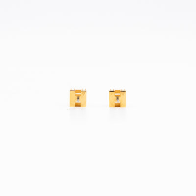 Cage d'H Earrings Red Gold