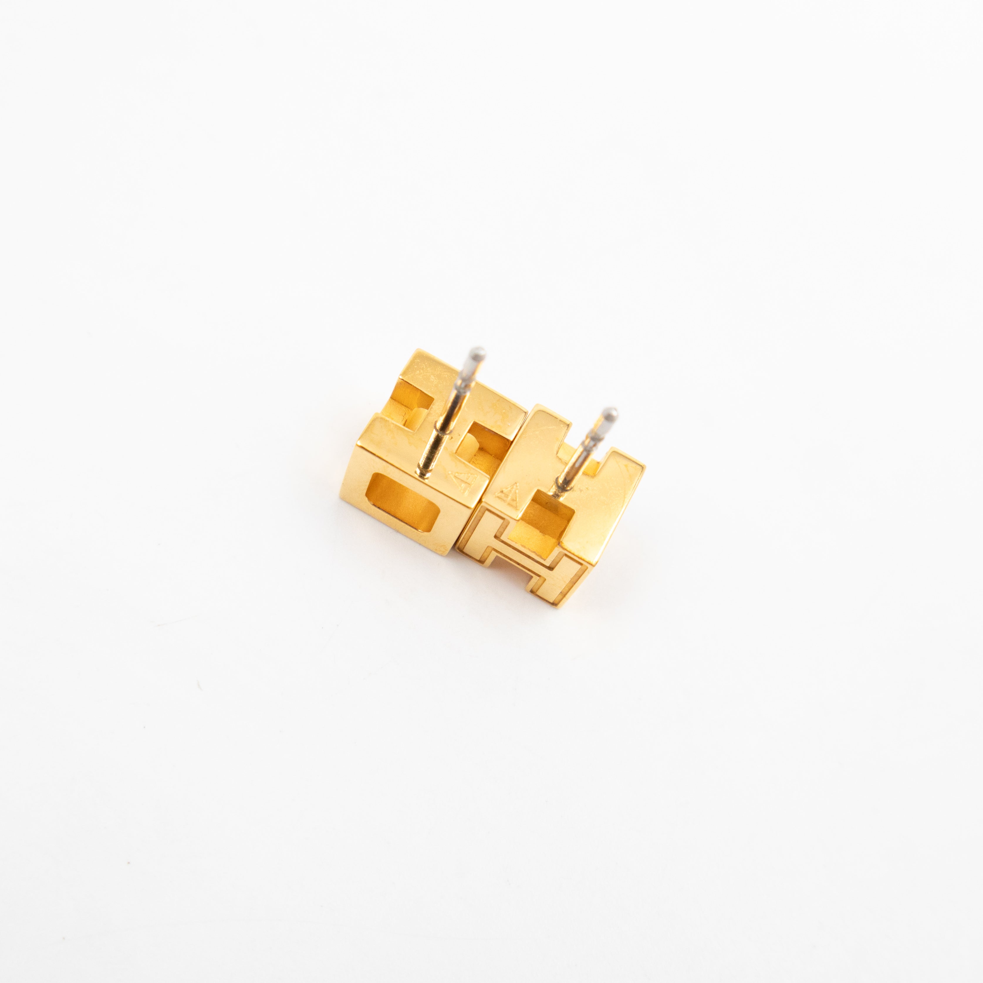 Cage d'H Earrings Red Gold