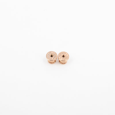 Eileen Earrings Rose Gold White