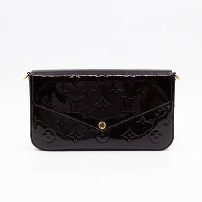 Pochette Felicie Vernis Amarante
