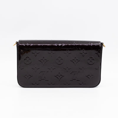 Pochette Felicie Vernis Amarante