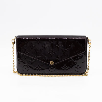 Pochette Felicie Vernis Amarante