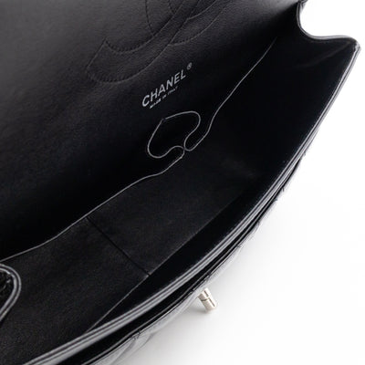 Classic Double Flap Jumbo Black Patent Leather