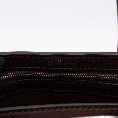 Small New Bayswater Studded Burgundy Leather