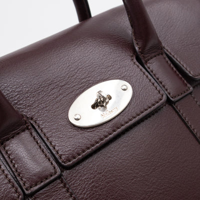 Small New Bayswater Studded Burgundy Leather