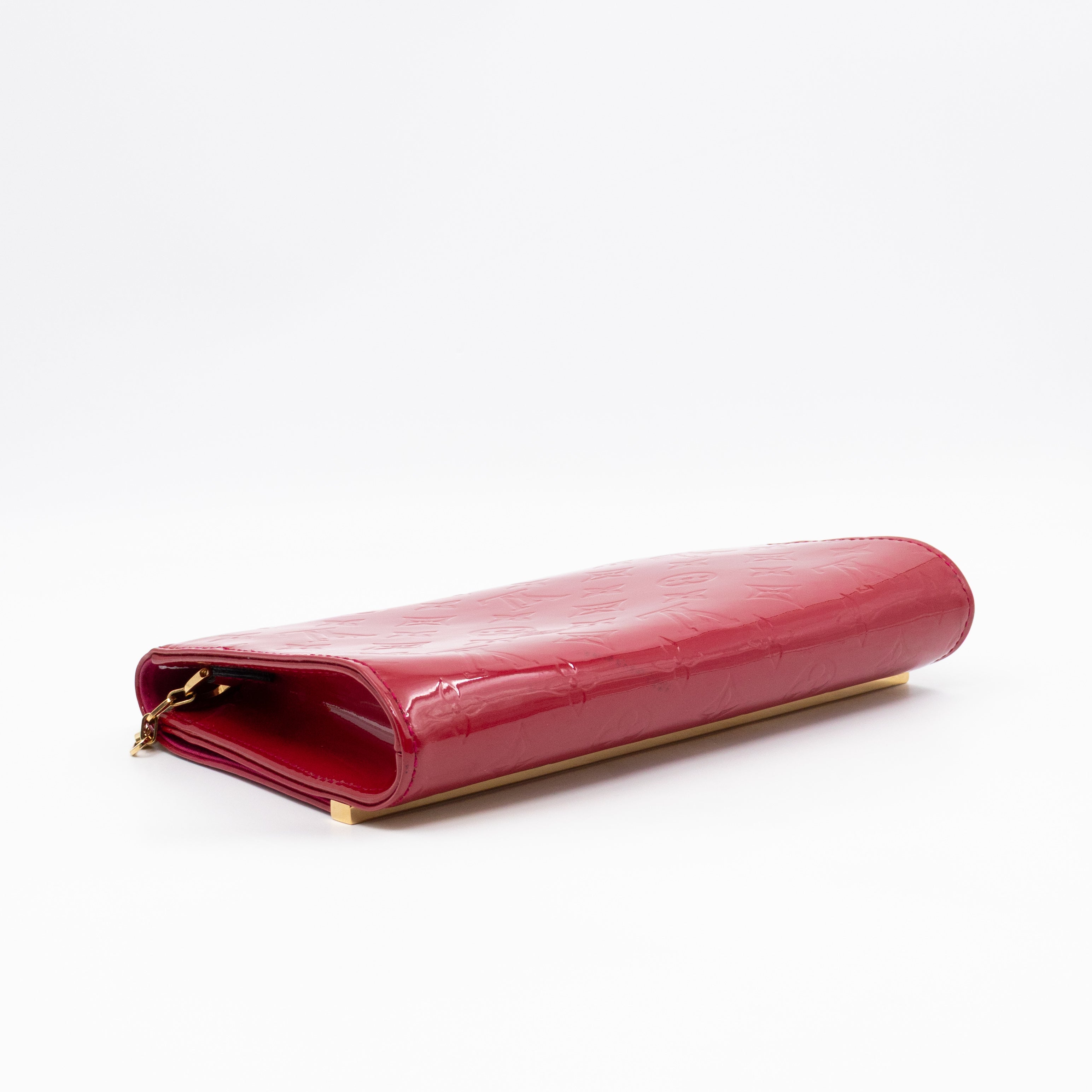 Ana Clutch Vernis Indian Rose