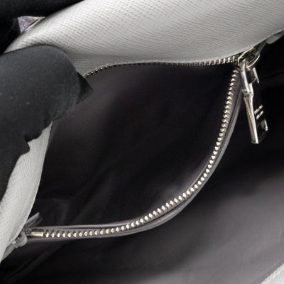 Sound Lock Shoulder Bag Marmo Soft Saffiano Leather