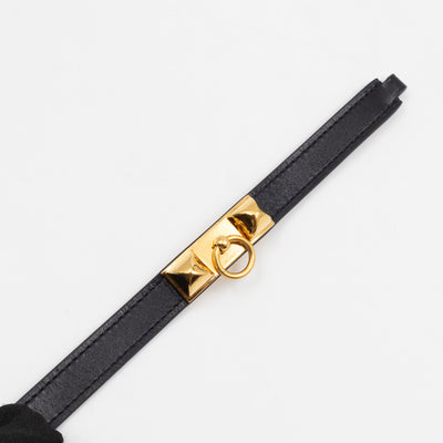 Rivale Double Tour Bracelet Black Leather