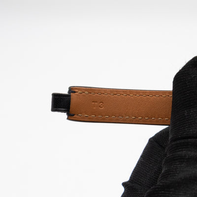 Rivale Double Tour Bracelet Black Leather