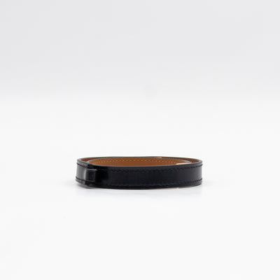 Rivale Double Tour Bracelet Black Leather