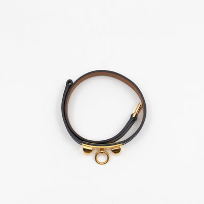 Rivale Double Tour Bracelet Black Leather