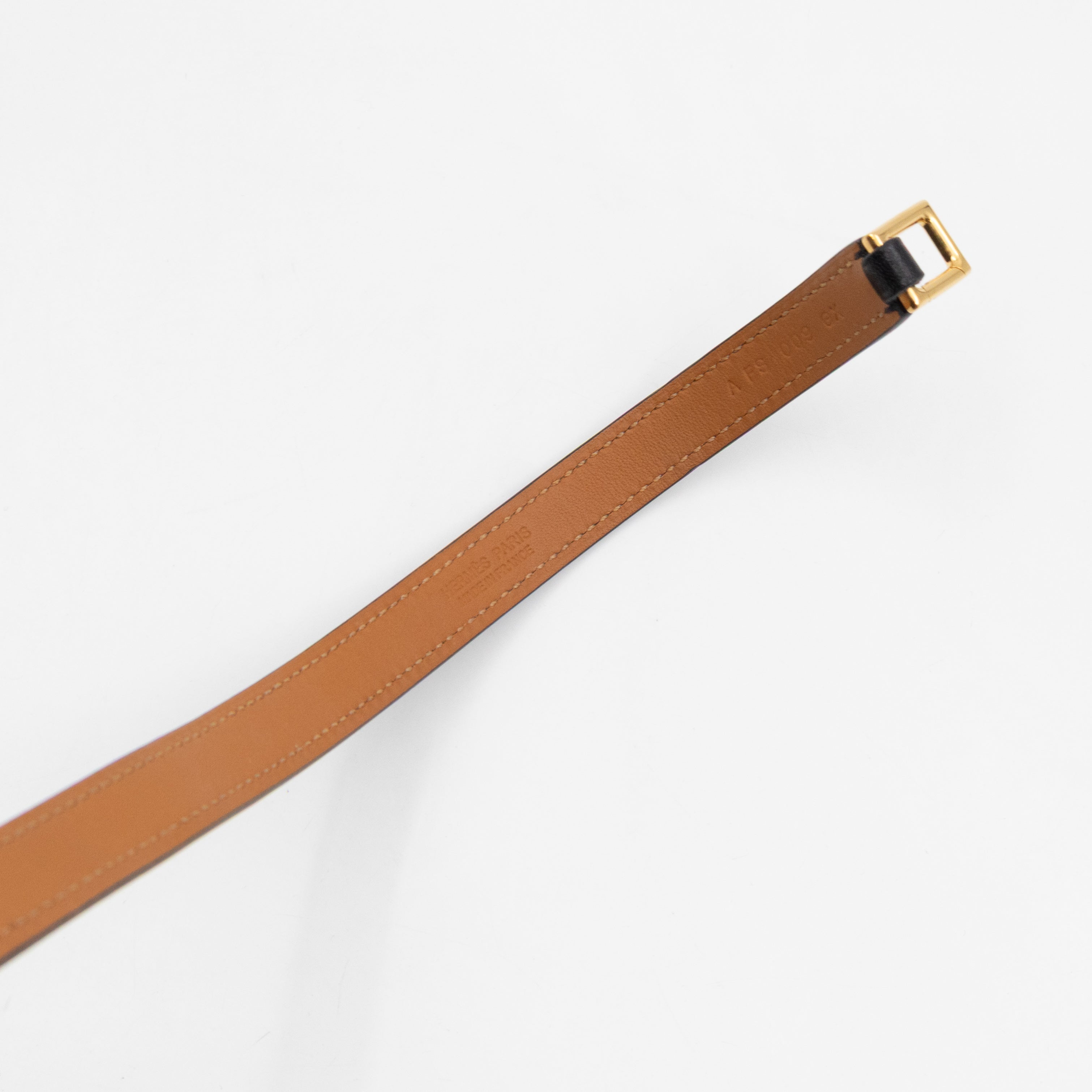 Rivale Double Tour Bracelet Black Leather