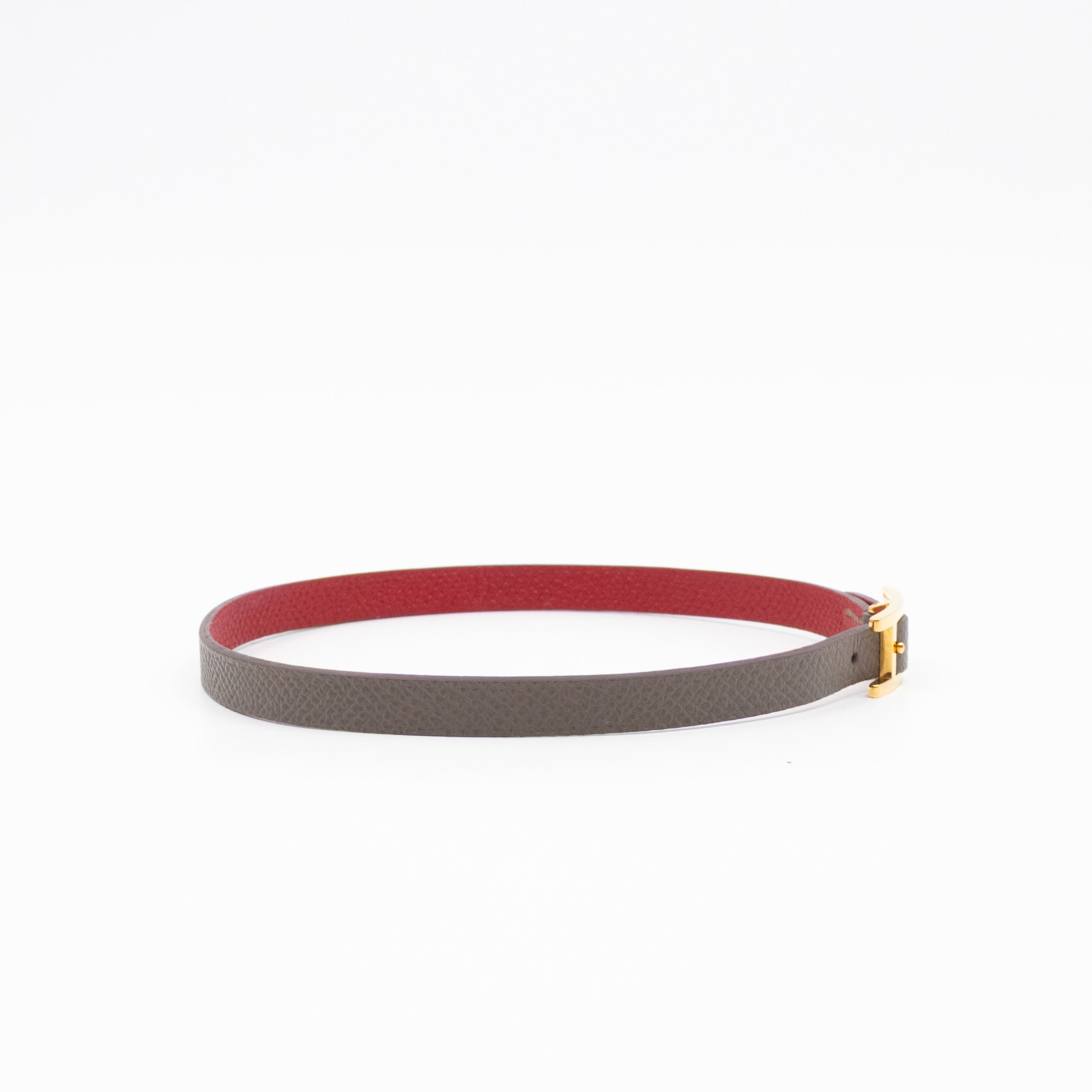 Hapi Double Tour Bracelet Etain Leather