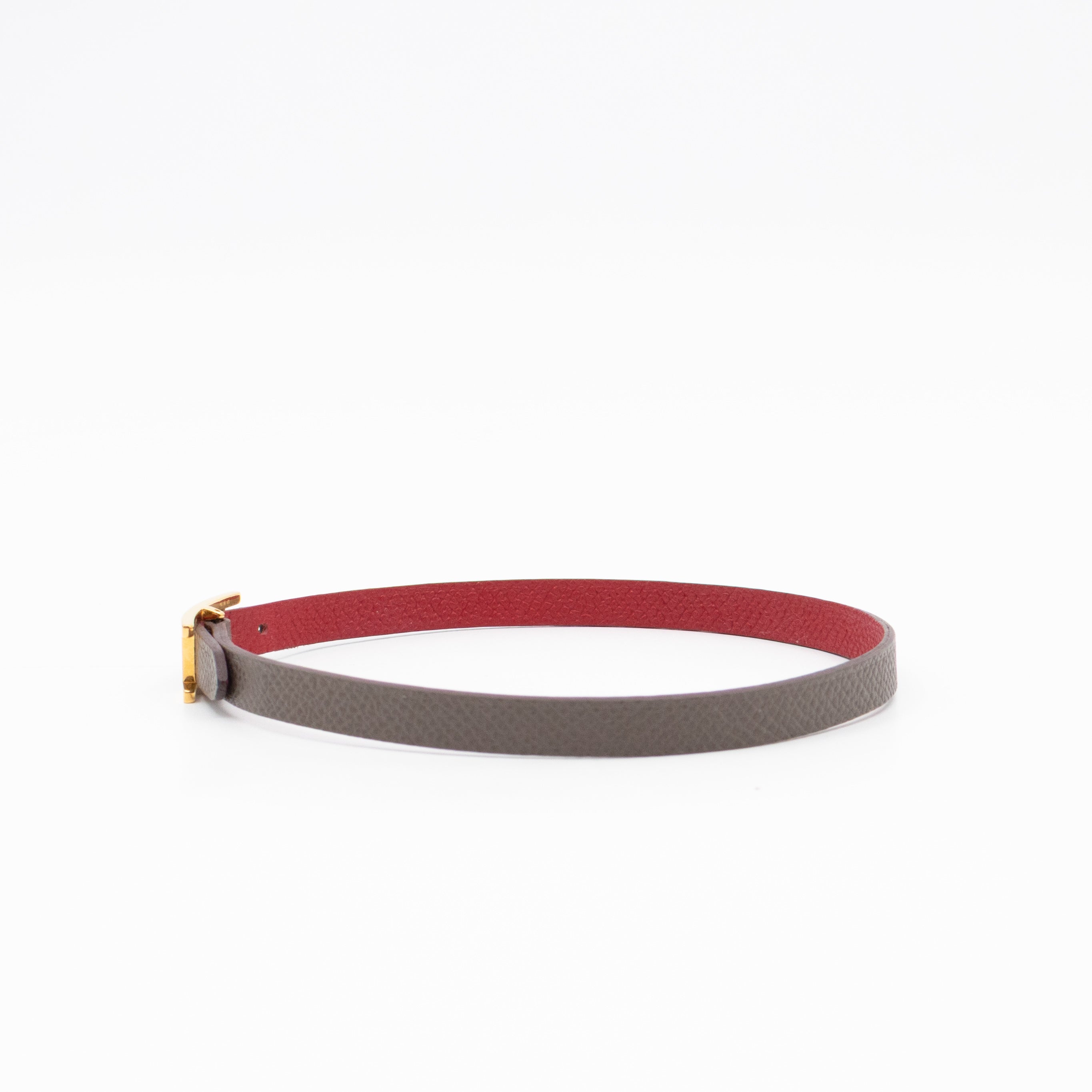 Hapi Double Tour Bracelet Etain Leather