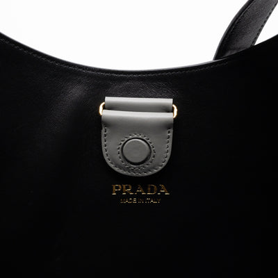 City Large Hobo Bag Ardesia Smooth Leather