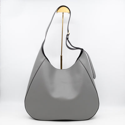 City Large Hobo Bag Ardesia Smooth Leather