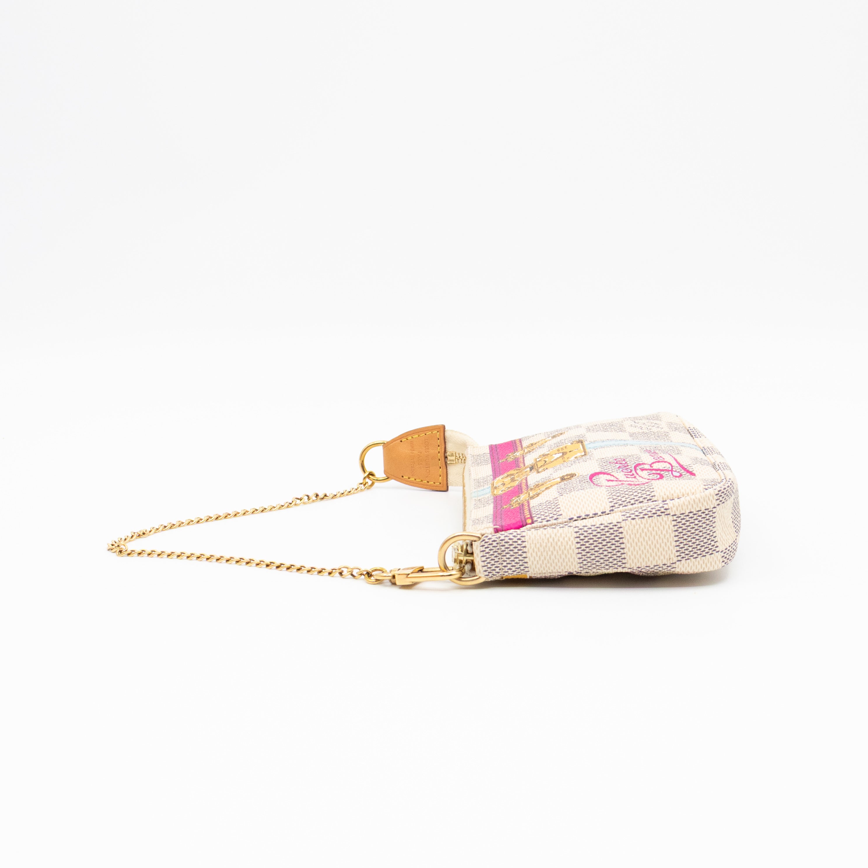 Mini Pochette Accessoires Damier Azur Summer Trunks Puerto Banus