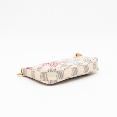 Mini Pochette Accessoires Damier Azur Summer Trunks Puerto Banus