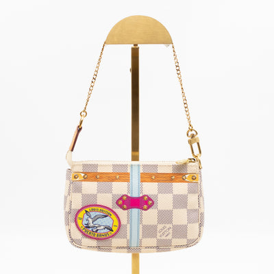 Mini Pochette Accessoires Damier Azur Summer Trunks Puerto Banus