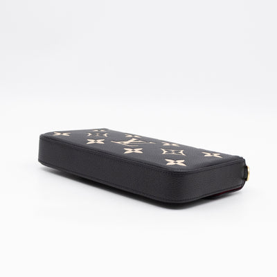 Pochette Felicie Monogram Empreinte Bicolor Black & Beige