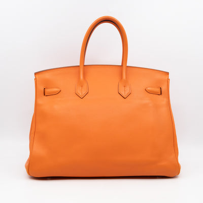 Birkin 35 Hermès Orange Swift Leather