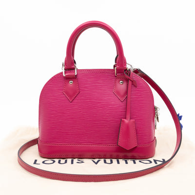 Alma BB Hot Pink Epi Leather