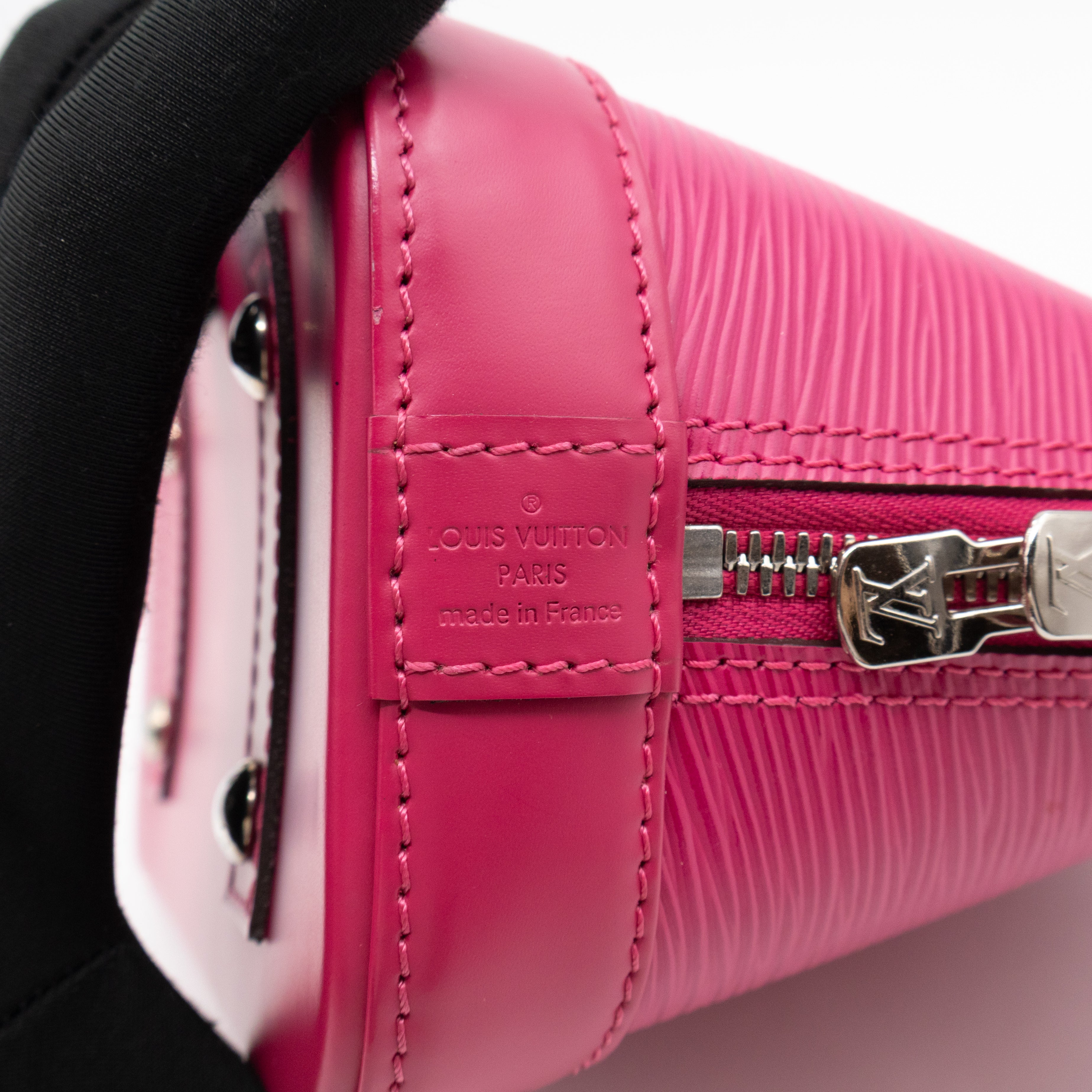Alma BB Hot Pink Epi Leather
