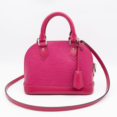 Alma BB Hot Pink Epi Leather