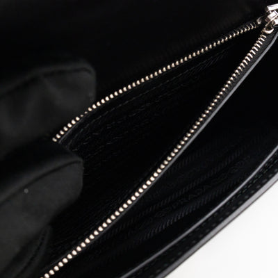 Elektra Studded Small Crossbody Bag Black Leather