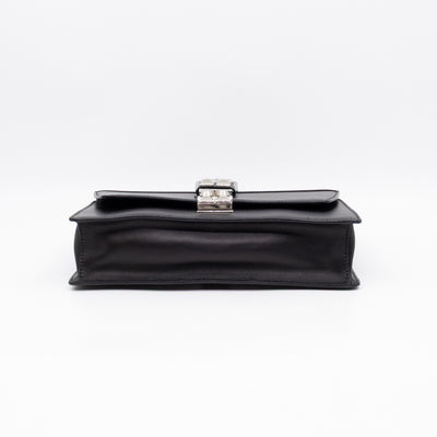 Elektra Studded Small Crossbody Bag Black Leather