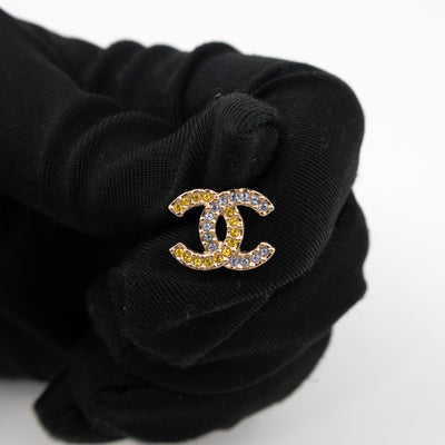 CC Crystal Earrings Gold