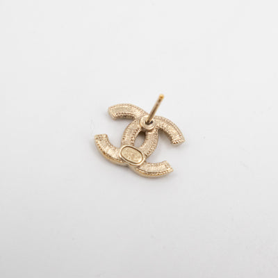 CC Crystal Earrings Gold