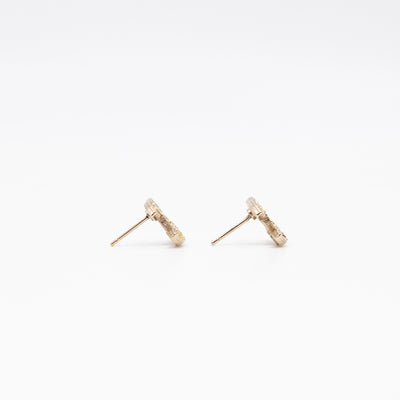 CC Crystal Earrings Gold