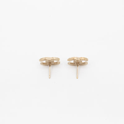 CC Crystal Earrings Gold
