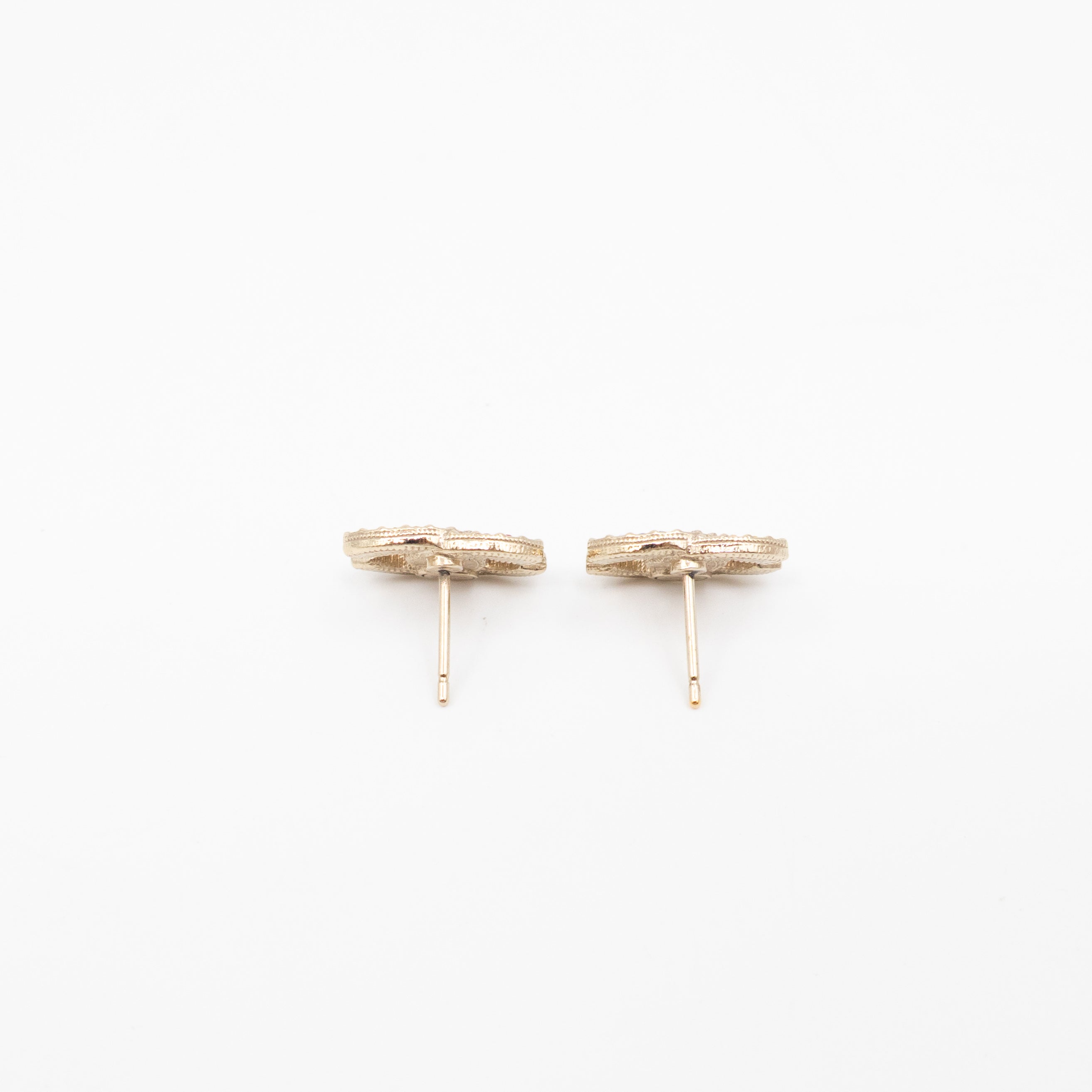 CC Crystal Earrings Gold