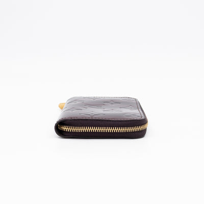 Zippy Coin Purse Vernis Raye Amarante