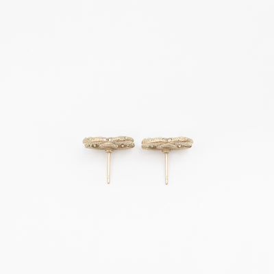 CC Pearls Earrings Gold
