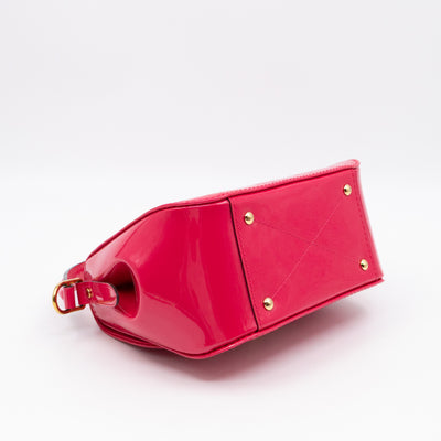 Pasadena Hot Pink Vernis Leather