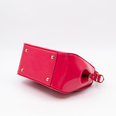 Pasadena Hot Pink Vernis Leather