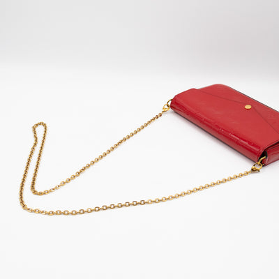 Pochette Felicie Vernis Red