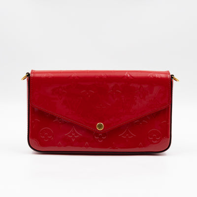 Pochette Felicie Vernis Red