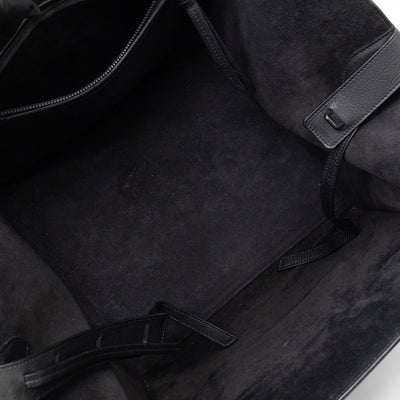 Phantom Medium Luggage Black Leather